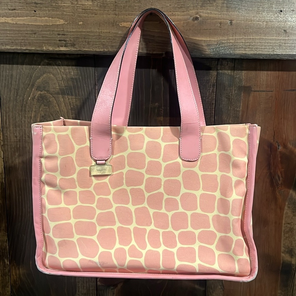 Kate Spade giraffe print tote